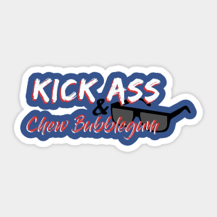 Kick Ass & Chew Bubblegum Sticker